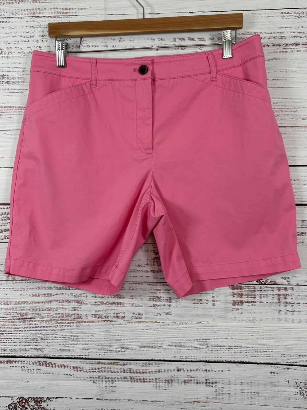 Talbots Pink Cotton Chino Shorts